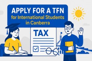 apply tfn international students in canberra