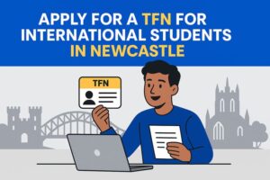 apply tfn international students in newcastle
